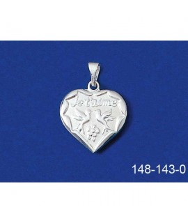 Pendentif coeur oiseaux