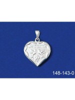 Pendentif coeur oiseaux