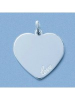 Pendentif Coeur Love 20 x 19 mm