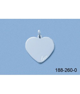 Pendentif Coeur Love 20 x 19 mm