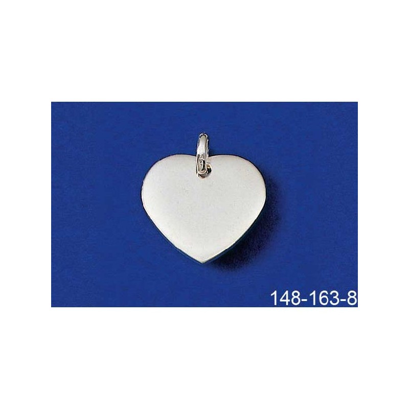 ★★ vache coeur creux pendentif Argent Couleur Chaîne Bijoux Bricolage perles 17x23x8mm 