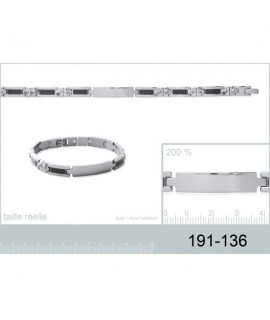 Bracelet Acier Personalisé Homme 