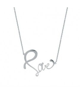 Collier Love Argent