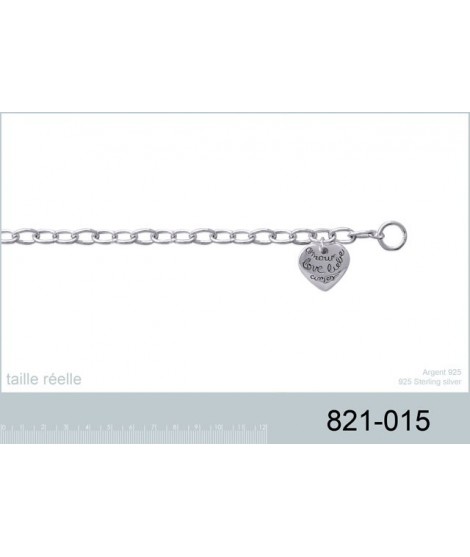 Bracelet Amour Argent