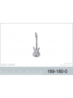 Pendentif Guitare Electrique Argent