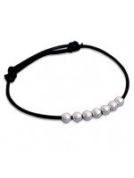 Bracelet 7 Perles en Argent