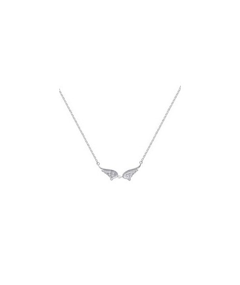 Collier 2 Ailes d'Ange Argent