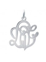 Pendentif Monogramme Love Argent