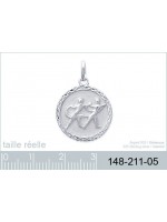 Pendentif Verseau Argent