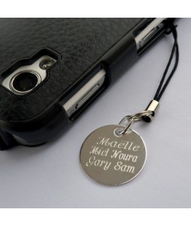 Médaille de téléphone argent personnalisée