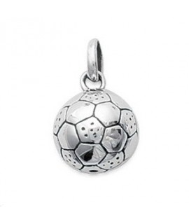 Pendentif Ballon de Football Argent