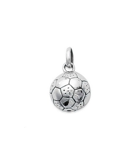 Pendentif Ballon de Football Argent