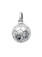 Pendentif Ballon de Football Argent