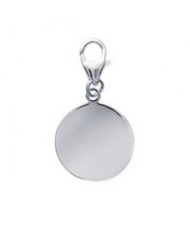 Charm Médaille à Graver 18 mm Argent