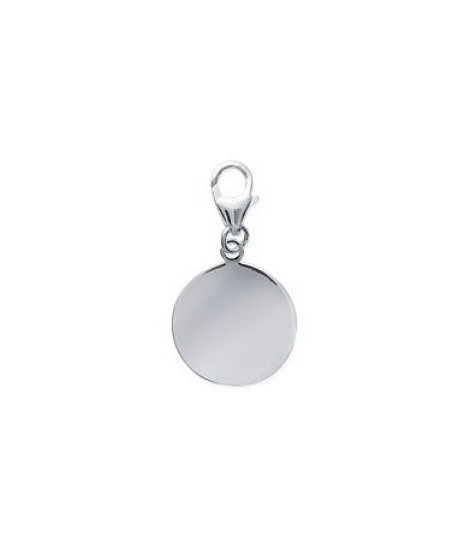 Charm Médaille à Graver 18 mm Argent