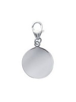 Charm Médaille à Graver 18 mm Argent