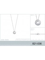 Collier Disque Argent 15 ou 20 mm