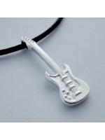 Collier Guitare Electrique argent