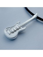 Collier Guitare Electrique argent