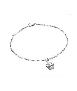 Bracelet Cupcake Argent