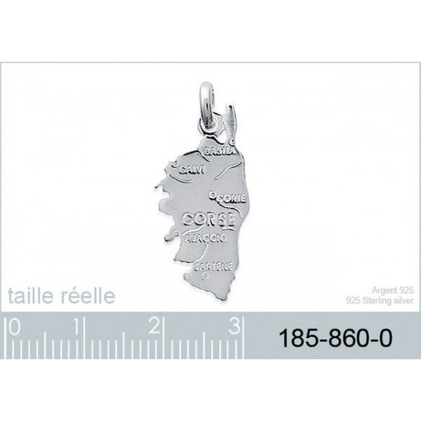 Pendentif En Argent Massif Corse - Style Ethnique - Neuf Avec étiquettes
