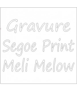 Gravure Segoe Print