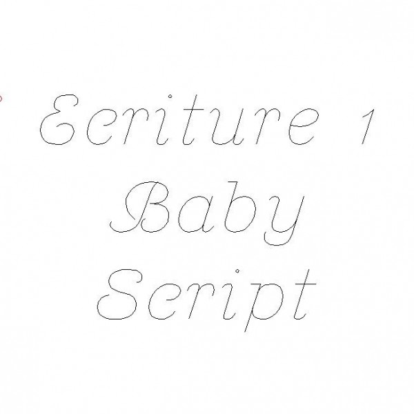 Gravure Baby Script