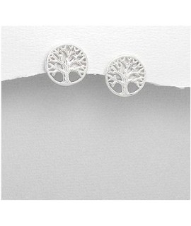 Boucles d'Oreilles Arbre de Vie 14 mm