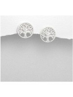 Boucles d'Oreilles Arbre de Vie 14 mm