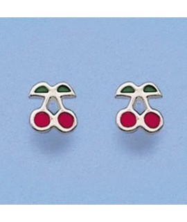 Boucles d'Oreilles Cerises