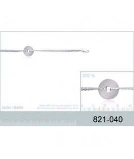 Bracelet Gloria Disque Gravé