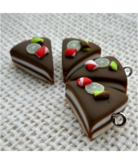 Pendentif Gâteau Chocolat