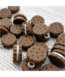 Pendentif Biscuit Chocolat