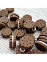 Pendentif Biscuit Chocolat