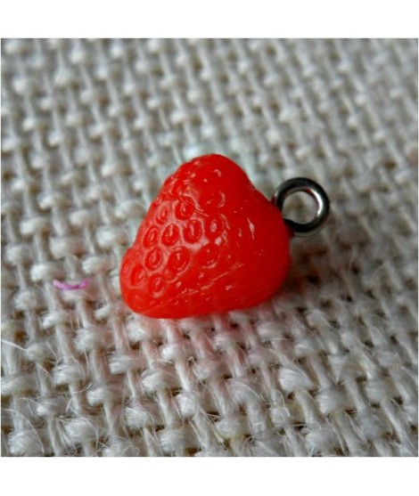 Pendentif Fraise Silicone