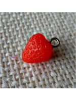 Pendentif Fraise Silicone