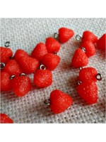 Pendentif Fraise Silicone