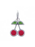 Pendentif Cerises Argent