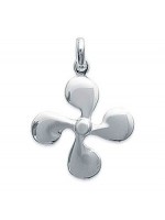 Pendentif Croix Basque Argent