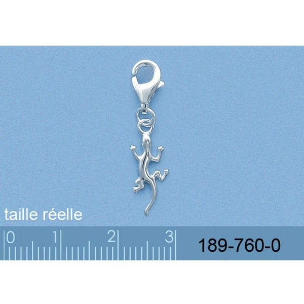 Broche Vintage Lézard En Argent - Style Années 50 - Occasion