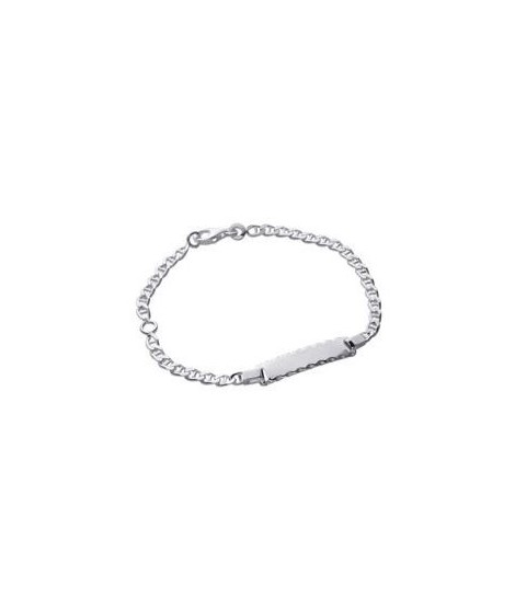 Gourmette maille marine argent