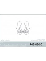 Boucles d'oreilles argent de vie argent