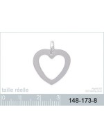 Pendentif coeur argent