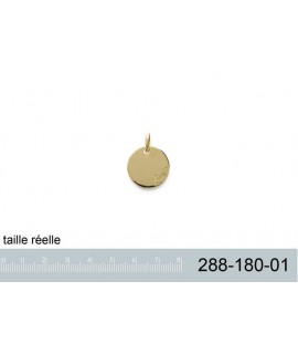 Pendentif médaille love 15 mm