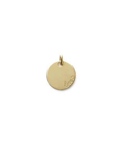 Pendentif médaille love 19 mm