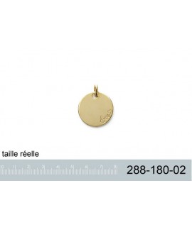 Pendentif médaille love 19 mm