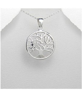 Pendentif arbre de vie argent 23 mm