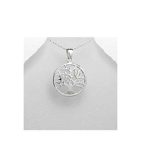 Pendentif arbre de vie argent 23 mm