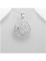 Pendentif arbre de vie argent 23 mm