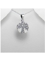 Pendentif arbre de vie argent 15 mm